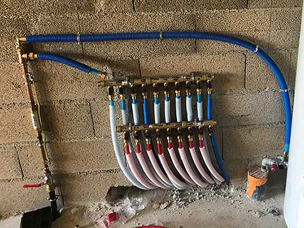 Installation de plomberie pour rénovation complète à Porspoder